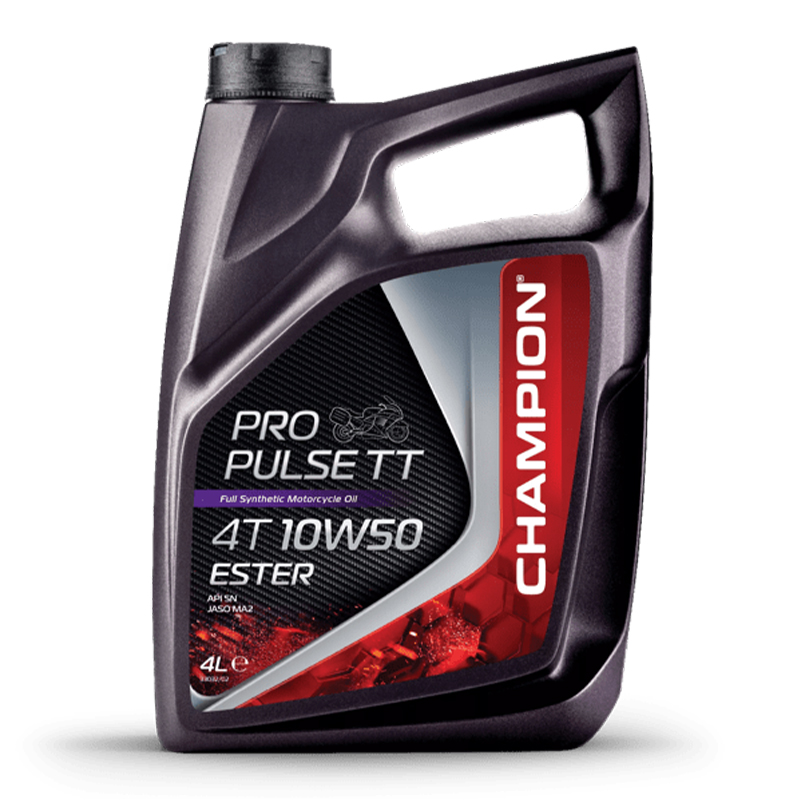 CHAMPION®  Pro Pulse TT 4T 10W-50 Ester Motoröl - 4 Liter - Aprilia RSV4 1100 Euro 5 (2021- )