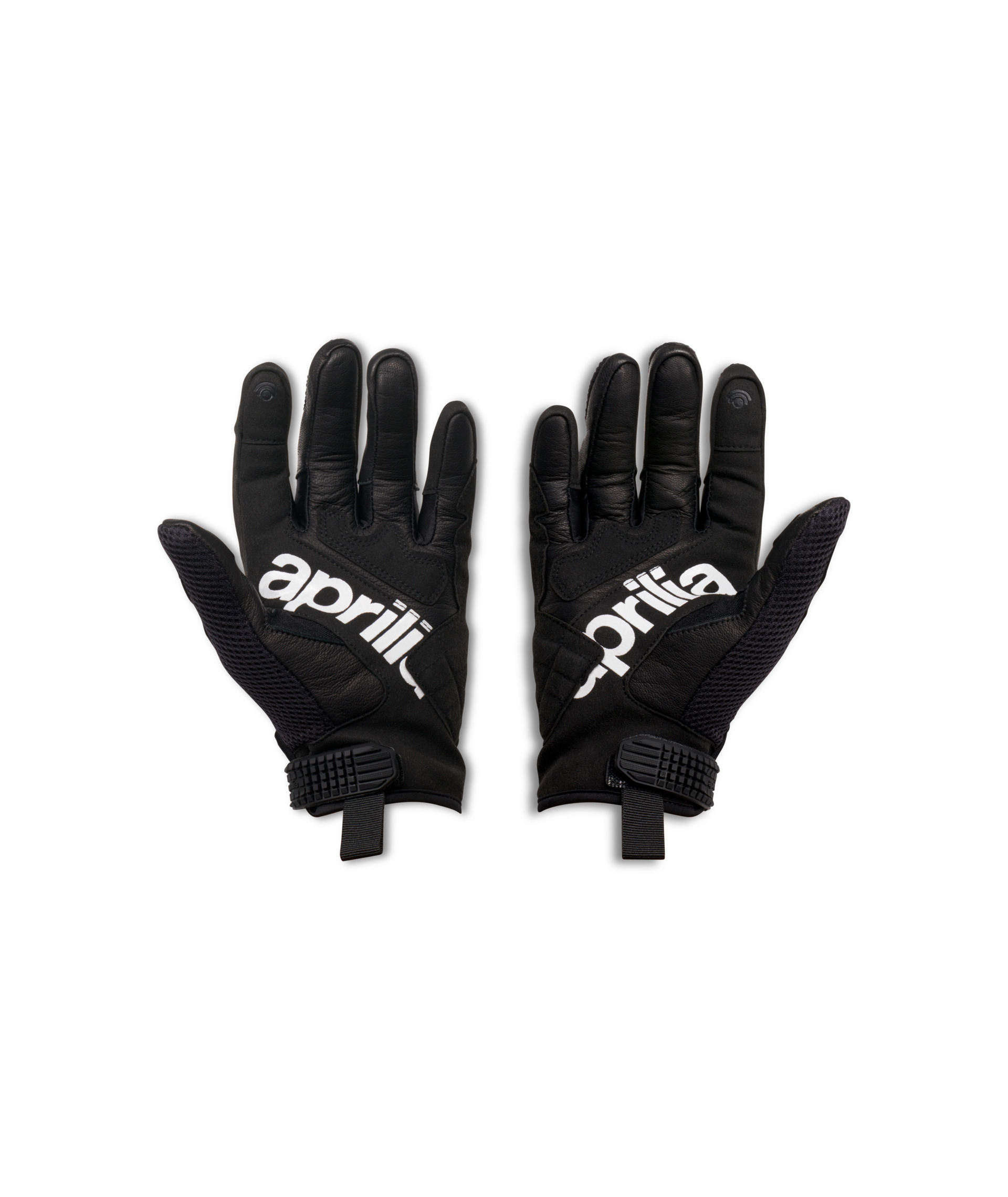 Aprilia Handschuhe mit Knöchelschutz Herren schwarz rot