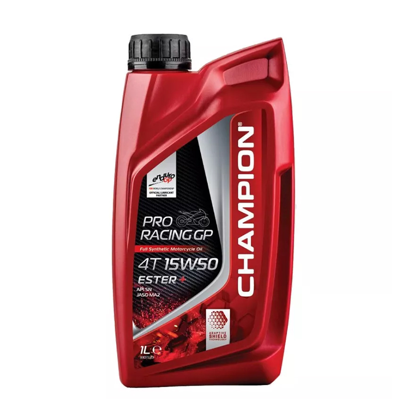CHAMPION®  Proracing GP 4T 15W-50 ESTER + Vollsynthetisches Motoröl 1L - Aprilia Dorsoduro Factory (