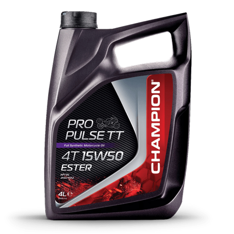 CHAMPION®  Pro Pulse TT 4T 15W-50 Ester Motoröl - 4 Liter - Aprilia Dorsoduro Factory (2010-2011)