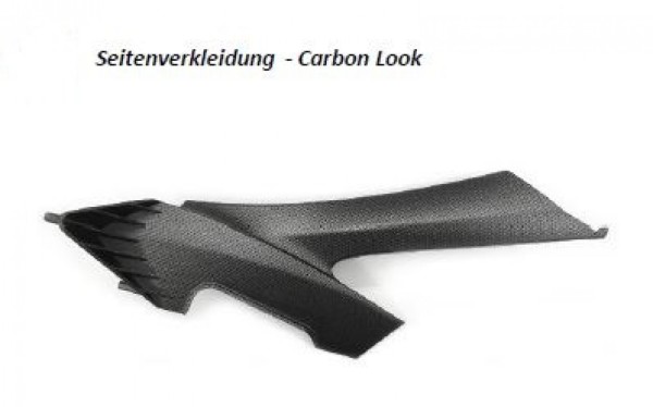 Seitenverkleidung, Kunststoff, links, carbon