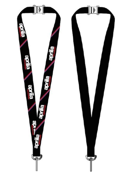 Aprilia Schlüsselband Racing schwarz